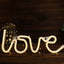 13" Love Neon Light Sign, LED Reusable Wall Decor Lights USB and Battery Operated