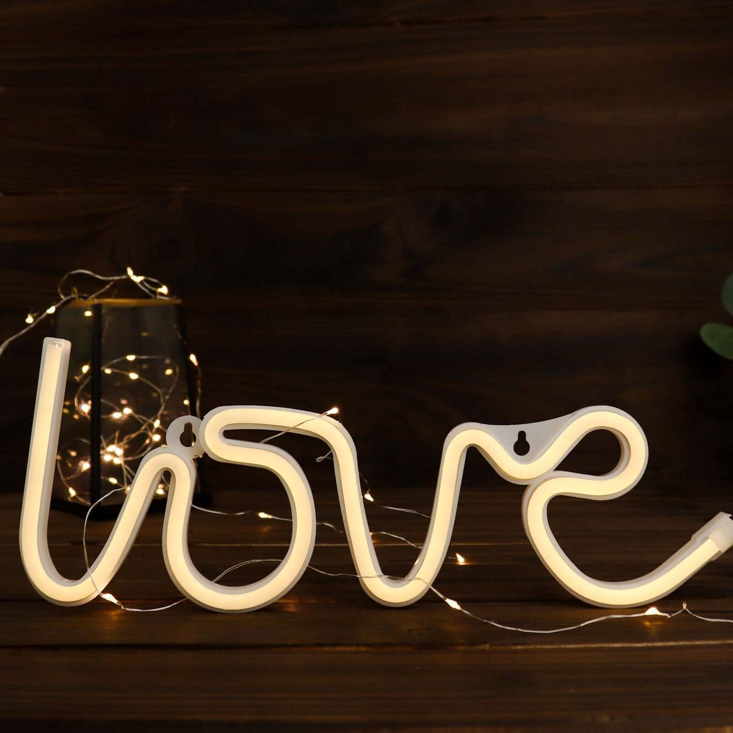 13" Love Neon Light Sign, LED Reusable Wall Decor Lights USB and Battery Operated
