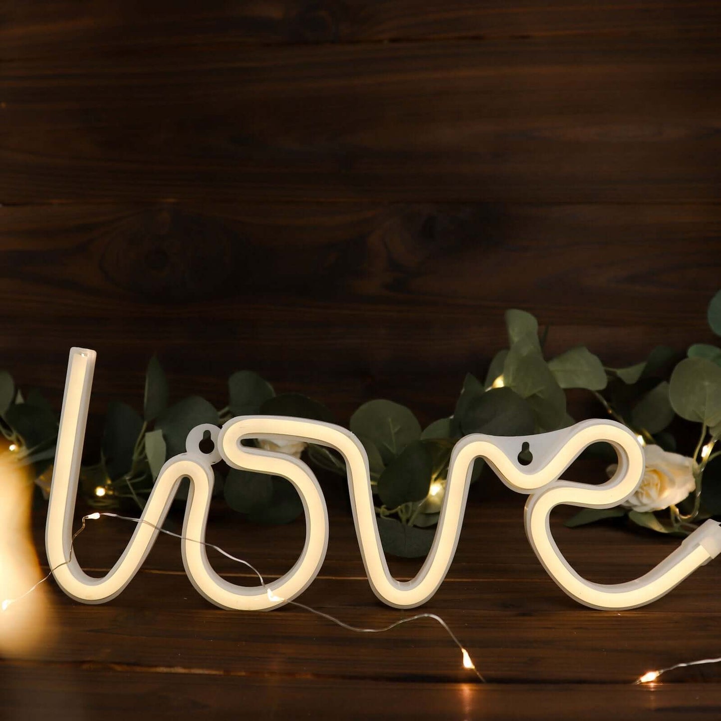 13" Love Neon Light Sign, LED Reusable Wall Decor Lights USB and Battery Operated