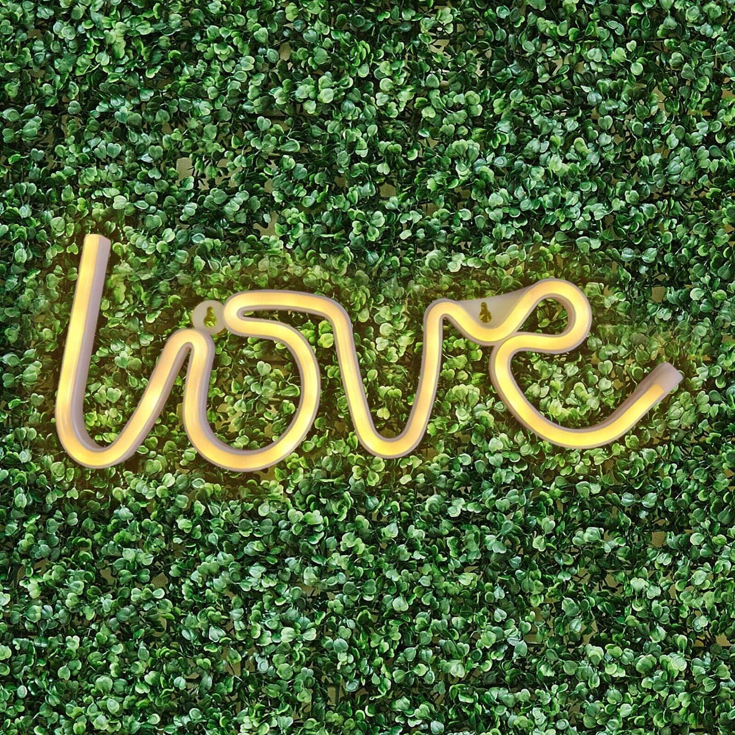 13" Love Neon Light Sign, LED Reusable Wall Decor Lights USB and Battery Operated