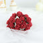48 Roses 1" Burgundy Real Touch Artificial DIY Foam Rose Flowers With Stem, Craft Rose Buds