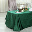Premium Velvet 90"x132" Rectangle Tablecloth Hunter Emerald Green - Reusable Soft & Seamless Table Cover