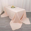 Premium Polyester 90"x156" Rectangle Tablecloth Blush - Seamless 220GSM Stain-Resistant Table Cover