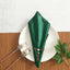 5 Pack Premium Velvet 20"x20" Napkins Hunter Emerald Green - Soft Sheen Finish Cloth Napkins