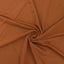 Set of 4 Matte Cinnamon Brown Spandex Half Moon Chiara Backdrop Stand Covers, Custom Fitted Wedding Arch Covers - 2.5ft,5ft,6ft,7ft