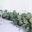 7ft Real Touch Green Artificial Eucalyptus Boxwood Leaf Garland Vine