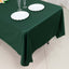 Scuba Rectangular 60"x102" Tablecloth Hunter Emerald Green - Wrinkle Free & Stain Resistant Table Cover