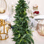 4ft Real Touch Green Artificial Willow and Frond Leaves Garland Vine