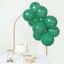 25 Pack 12" Matte Pastel Hunter Emerald Green Helium Air Latex Party Balloons