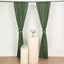 2 Pack Olive Green Polyester Event Curtain Drapes, 10ftx8ft Backdrop Event Panels With Rod Pockets 130 GSM