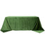 Premium Velvet 90"x132" Rectangle Tablecloth Olive Green - Reusable Soft & Seamless Table Cover