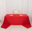 Scuba Rectangular 90"x156" Tablecloth Red - Wrinkle Free, Stain Resistant & Seamless Table Cover