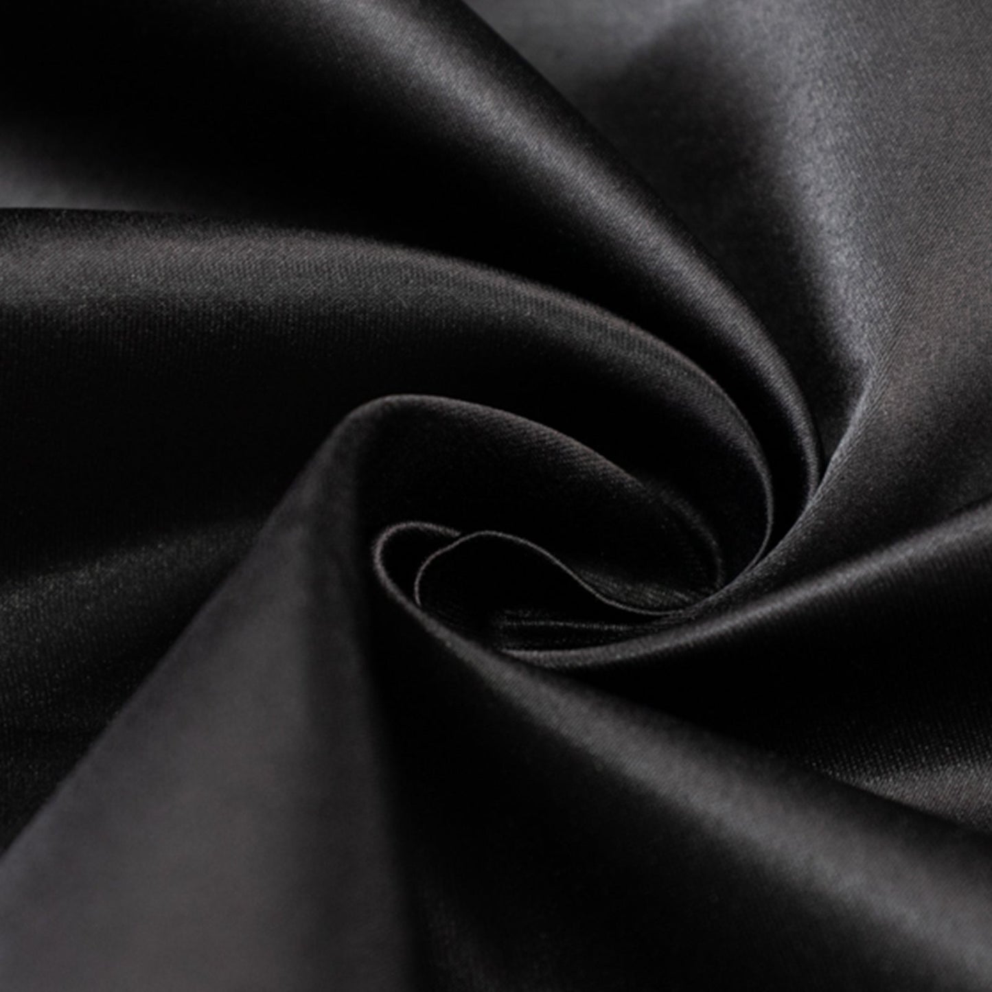 54"x10 Yards Black Lamour Satin Fabric Bolt, Heavy Matte Satin Fabric By The Yard