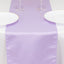 Lamour Satin 12"x108" Table Runner Lavender Lilac - Smooth & Lustrous Finish