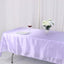 Satin Rectangular 60"x102" Tablecloth Lavender Lilac - Smooth and Lustrous Table Cover