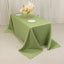 Lamour Satin 90"x132" Rectangle Tablecloth Sage Green - Soft & Silk-Like Seamless Table Cover