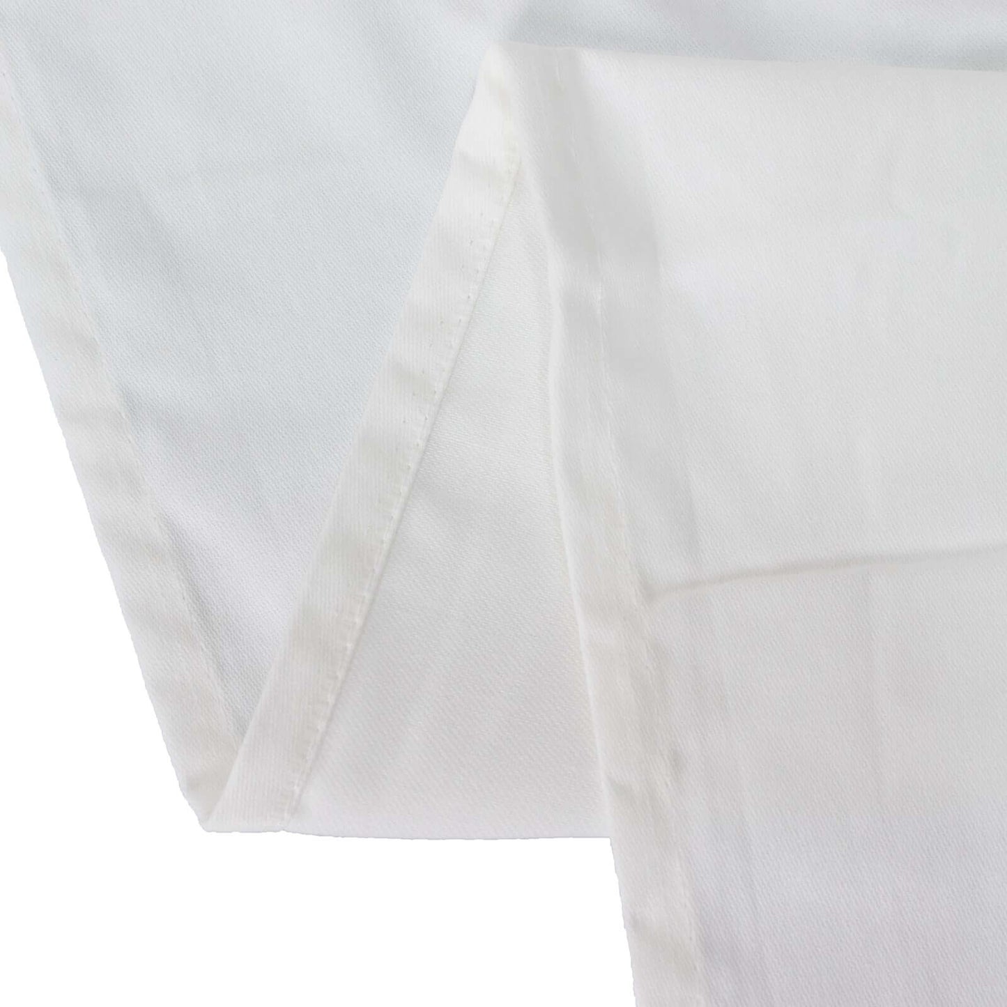 100% Cotton 60"x126" Rectangle Tablecloth White Linen - Sophisticated, Soft & Breathable Table Cover