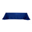 Lamour Satin 90"x156" Rectangle Tablecloth Royal Blue - Luxurious, Soft Seamless Table Cover