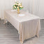 Sequin Dots Polyester 60"x126" Rectangle Tablecloth Shimmering Beige - Wrinkle Free & Sparkling Table Cover
