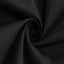 Cotton Blend 108" Round Tablecloth Black - Wrinkle-Resistant Design