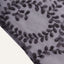Mesh 12"x108" Table Runner Black - Leaf Vine Embroidery
