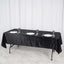 Premium Velvet 60"x102" Rectangle Tablecloth Black - Reusable & Soft Table Cover for Stylish Events