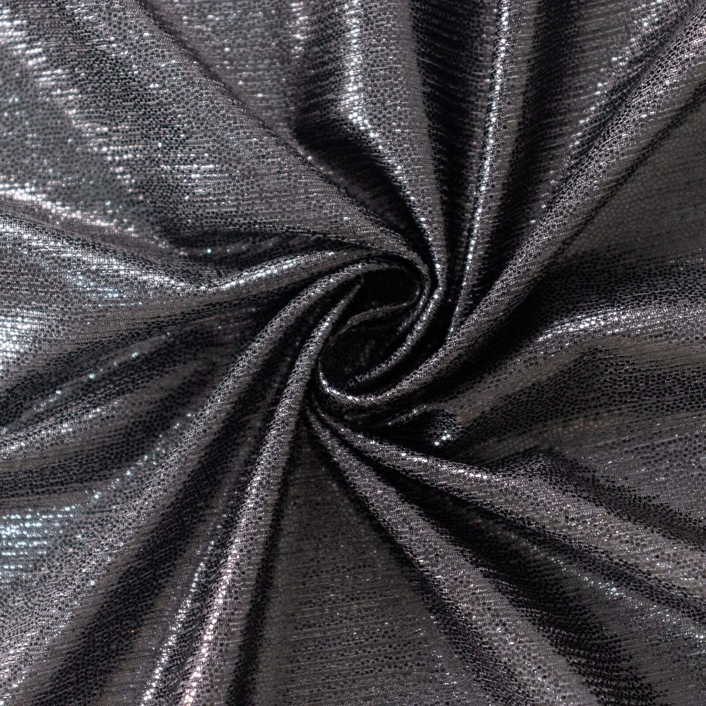 Polyester 72"x72" Table Overlay Square Tablecloth Black - Sequin Dots Wrinkle-Free Table Cover