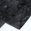 Taffeta 72"x72" Table Overlay Square Tablecloth Black - 3D Leaf Petal Table Cover