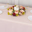 Premium Polyester 60"x102" Rectangle Tablecloth Blush - Durable 220GSM Wrinkle-Resistant Table Cover