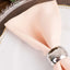 5 Pack Premium Polyester 20"x20" Napkins Blush - Wrinkle-Resistant & Durable Dinner Napkins