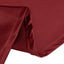 Lamour Satin 120" Round Tablecloth Burgundy - Seamless Table Cover with Soft Tempered Sheen