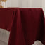Lamour Satin 60"x126" Rectangle Tablecloth Burgundy - Soft & Silk-Like Table Cover