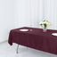 Polyester 54"x96" Rectangle Tablecloth Burgundy - Wrinkle-Resistant & Easy-to-Care Table Cover