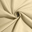 Polyester 120" Round Tablecloth Champagne - Seamless Wrinkle-Resistant Table Cover