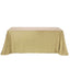 Sequin 90"x156" Rectangle Tablecloth Champagne - Seamless Twinkling Table Cover
