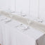 Chiffon 6ft Table Runner Beige - Flowy & Lightweight Table Decor