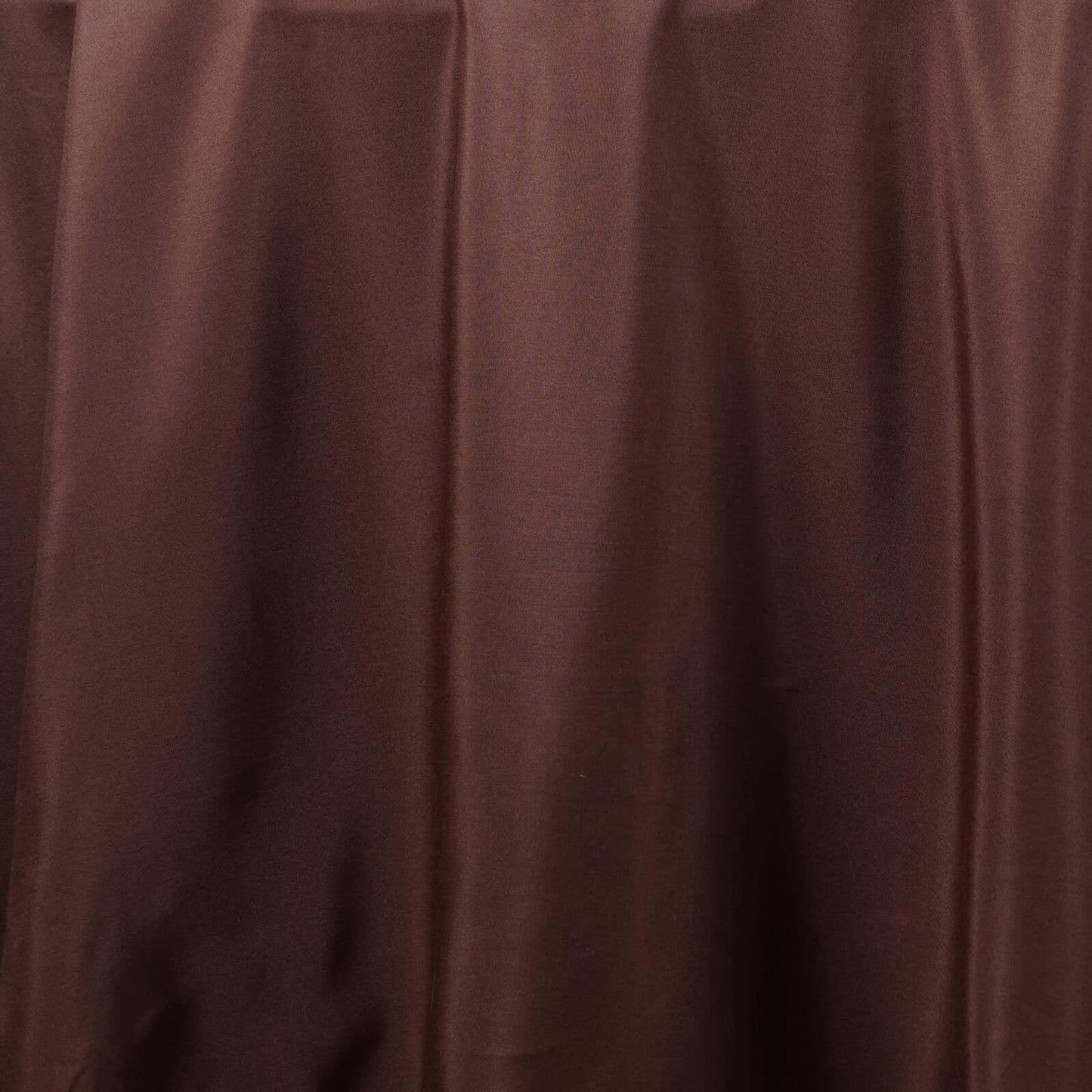 Polyester 120" Round Tablecloth Chocolate - Seamless Wrinkle-Resistant Table Cover