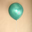 5 Pack 18" Metallic Chrome Green Latex Helium or Air Party Balloons
