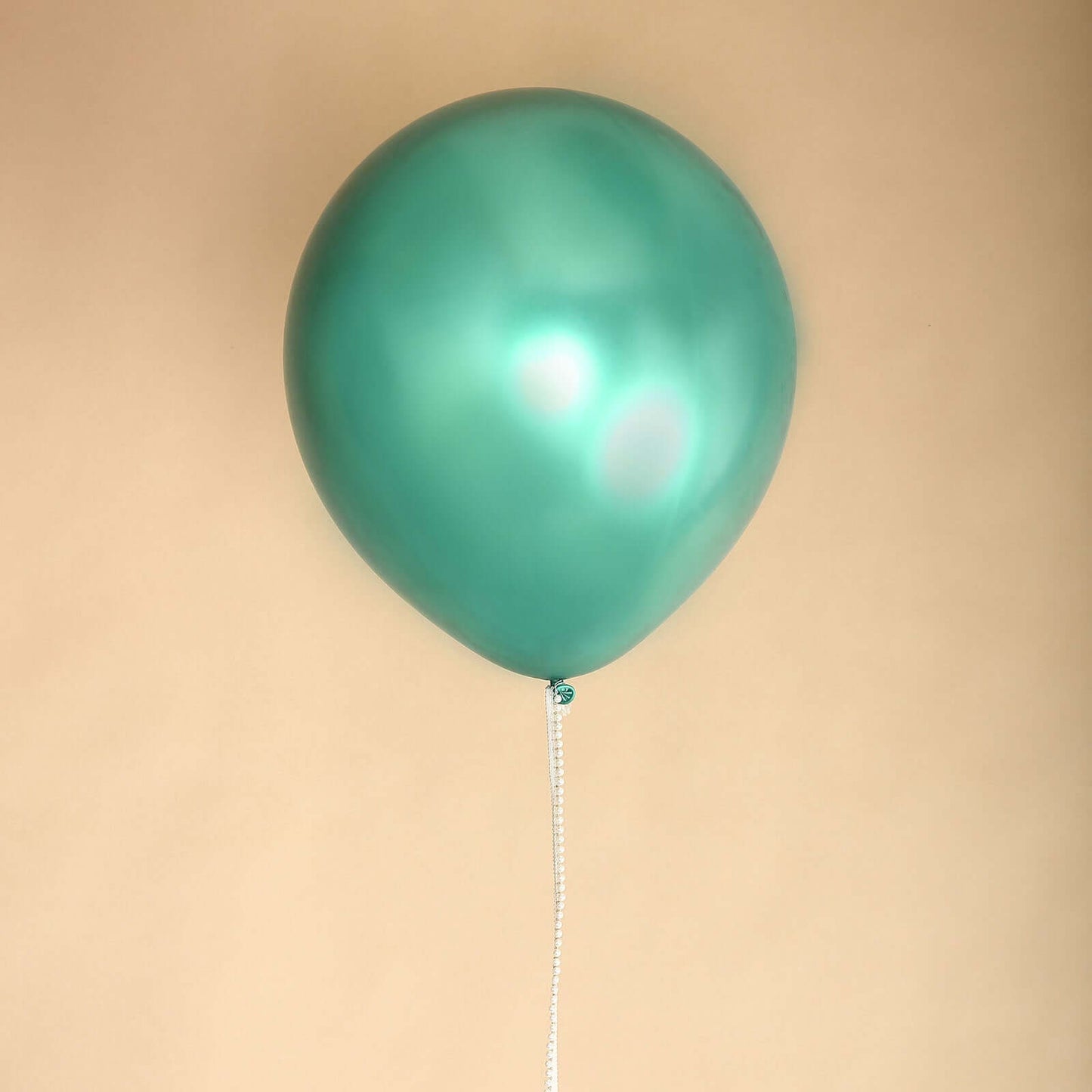 5 Pack 18" Metallic Chrome Green Latex Helium or Air Party Balloons
