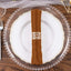5 Pack Polyester 20"x20" Napkins Cinnamon Brown - Wrinkle Resistant & Easy Care Cloth Napkins