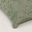 Crushed Velvet Spandex 30" Round Cocktail Table Cover Sage Green Smooth Highboy Tablecloth
