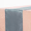 Satin 12"x108" Table Runner Dusty Blue - Stylish Table Linen