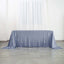 Sequin 90"x132" Rectangle Tablecloth Dusty Blue - Seamless Sparkly Table Cover