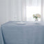 Taffeta 90"x132" Rectangle Tablecloth Dusty Blue - Seamless Accordion Crinkle Table Cover