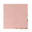 50-Pack Paper Beverage Napkins Dusty Rose with Gold Foil Edge - 2 Ply Disposable Soft 18GSM Cocktail Napkins 5"x5"