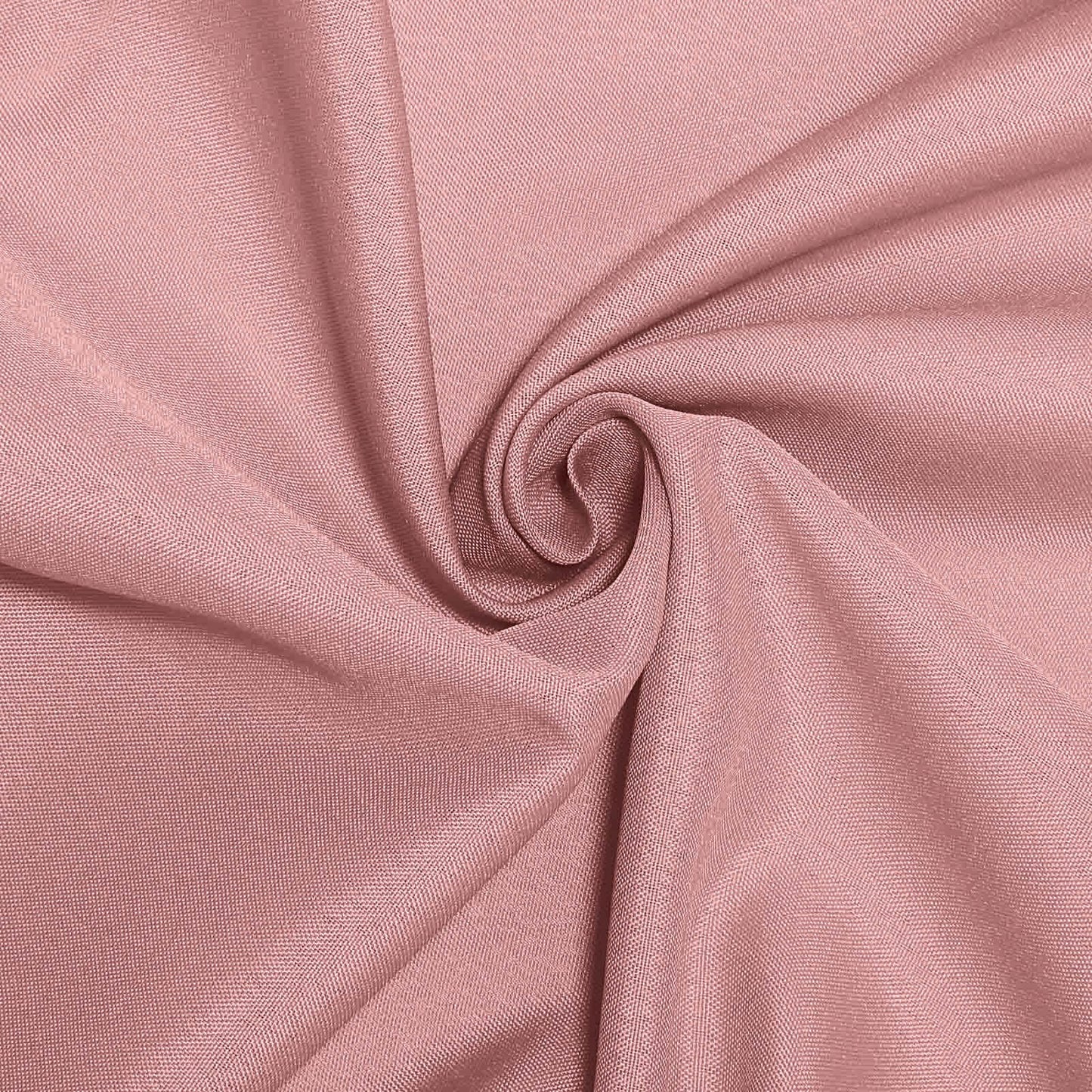 Polyester 132" Round Tablecloth Dusty Rose - Seamless Chic Table Cover