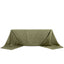 Taffeta 90"x156" Rectangle Tablecloth Dusty Sage Green - Accordion Crinkle Seamless Table Cover
