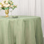 Polyester 90" Round Tablecloth Dusty Sage Green - Stain & Wrinkle-Resistant Table Cover