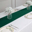 Taffeta 12"x108" Table Runner Hunter Emerald Green - Accordion Crinkle Design