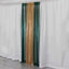 2 Pack Hunter Emerald Green Sequin Event Curtain Drapes with Rod Pockets, Seamless Backdrop Event Panels - 8ftx2ft